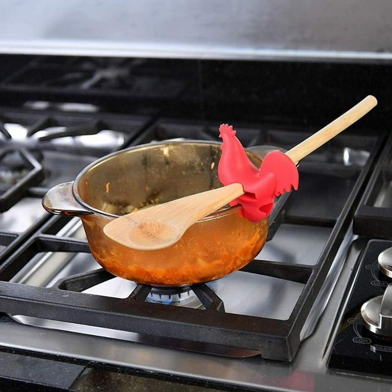 Red Crab Silicone Cutlery Rack Stove Silicone Spoon Holder