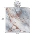 thumbnail image 2 of Marble Canvas Outdoor Picnic Mat - Large Size for Family Use - Durable and Easy to Clean - Ideal for Outdoor Activities and Travel - Foldable and Lightweight Design, 2 of 6