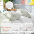 thumbnail image 3 of Sage Green Ombre Mountain Bedding 3 Piece Duvet Cover Set Twin Size, Nature Abstract Art Marble Soft Microfiber Comforter Cover with Zipper Closure & Pillowcases, Wrinkle & FadeResistant Quilt Cover, 3 of 9