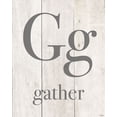 thumbnail image 2 of Louise, Gigi 15x18 Black Ornate Wood Framed with Double Matting Museum Art Print Titled - Gather, 2 of 4
