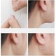thumbnail image 5 of Hoop Earrings Sterling Silver Polished Round Circle Endless Earrings Diameter 20,30,40,50,60,70,80mm Ref: 4225, 5 of 5