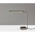 thumbnail image 3 of Adesso® Sawyer AdessoCharge LED Adjustable Desk Lamp, 24-1/2"H, Black/Brushed Steel, 3 of 10