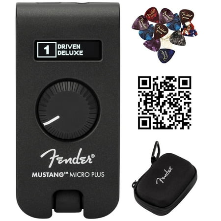 Fender Mustang Micro Plus Headphone Amplifier w/ Case