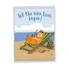 1 Large Funny Retirement Greeting Card (8.5 x 11 Inch) - Cat Retirement Retirement J7310RTG-US