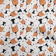 thumbnail image 1 of oneOone Polyester Spandex Tissu Orange Virus Médical Couture Projets d'Artisanat Tissus Imprimés au Yard 56 Pouces de Large, 1 of 4