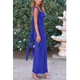 thumbnail image 3 of Vestido PRETTYGARDEN 2025 Verano Sin Mangas Maxi Azul Talle L, 3 of 8