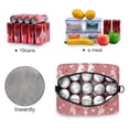 thumbnail image 4 of FORMRS Reusable Lunch Bag for Work School Leakproof Insulated Cooler with Adjustable Shoulder Strap, Bunny Love Blooms, 4 of 6