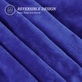 thumbnail image 4 of Howarmer Large Navy Fleece Throw Blankets, Throw Size Soft Fuzzy Blanket for Women Men and s, All Season Lightweight Microfiber Fluffy Blanket, 50 x 60 inch, 4 of 7