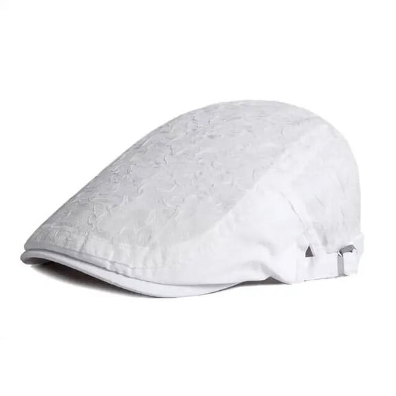 SikaFu Cotton Spring Summer Fashion Joker Flower Newsboy Caps Flat Peaked Cap Women Painter Beret Hats 131