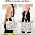 thumbnail image 4 of FORMRS Womens Corduroy Tote Bag Crossbody Shoulder Handbag with Pocket, Red Easter Eggs, 4 of 7