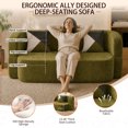 thumbnail image 4 of Bocarali 78.7" Convertible Sofa Bed, Boneless Cloud Couch, Modular, Olive Green, 4 of 10