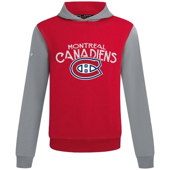 Men's Levelwear Red/Gray Montreal Canadiens Ultimate Mission Pullover Hoodie