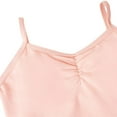 thumbnail image 6 of Kovlvoll Toddler Girls' Clothes Summer Dress Solid Color Sleeveless Camisole Pleated Dance Practice Outfit Dresses, 6 of 7
