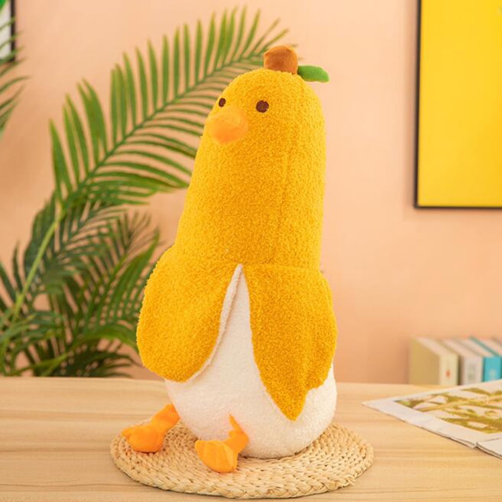 Cartoon Banana Duck Plush Toy, Super Soft Banana Animal Stuffed Toy Cute  Pillow For Girls And Boys, 19.7 Inches, White 