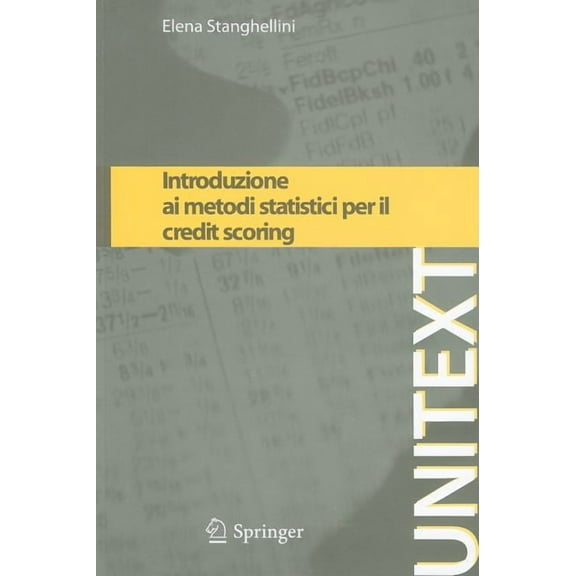Introduzione Ai Metodi Statistici Per Il Credit Scoring, (Paperback)