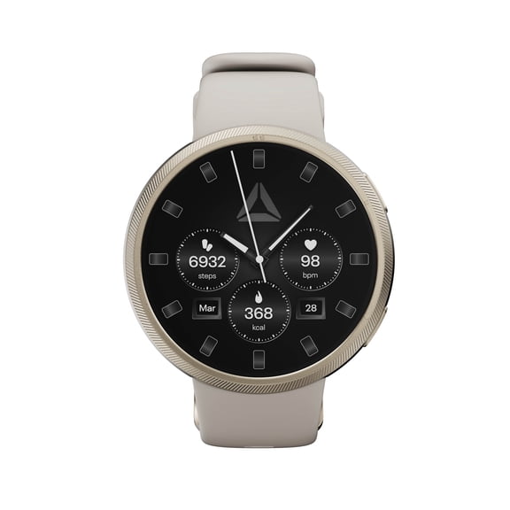 Reebok Stride DELTA Fitness Tracker Smartwatch for Men & Women, Bluetooth Calling, Heart Rate & SpO2 Monitor, 1.43” AMOLED Display, 80+ Sports Modes,10-Day Battery, IP68 Water Resistant, Android & iOS