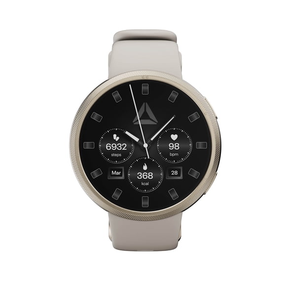 Reebok Stride DELTA Fitness Tracker Smartwatch for Men & Women, Bluetooth Calling, Heart Rate & SpO2 Monitor, 1.43” AMOLED Display, 80+ Sports Modes,10-Day Battery, IP68 Water Resistant, Android & iOS