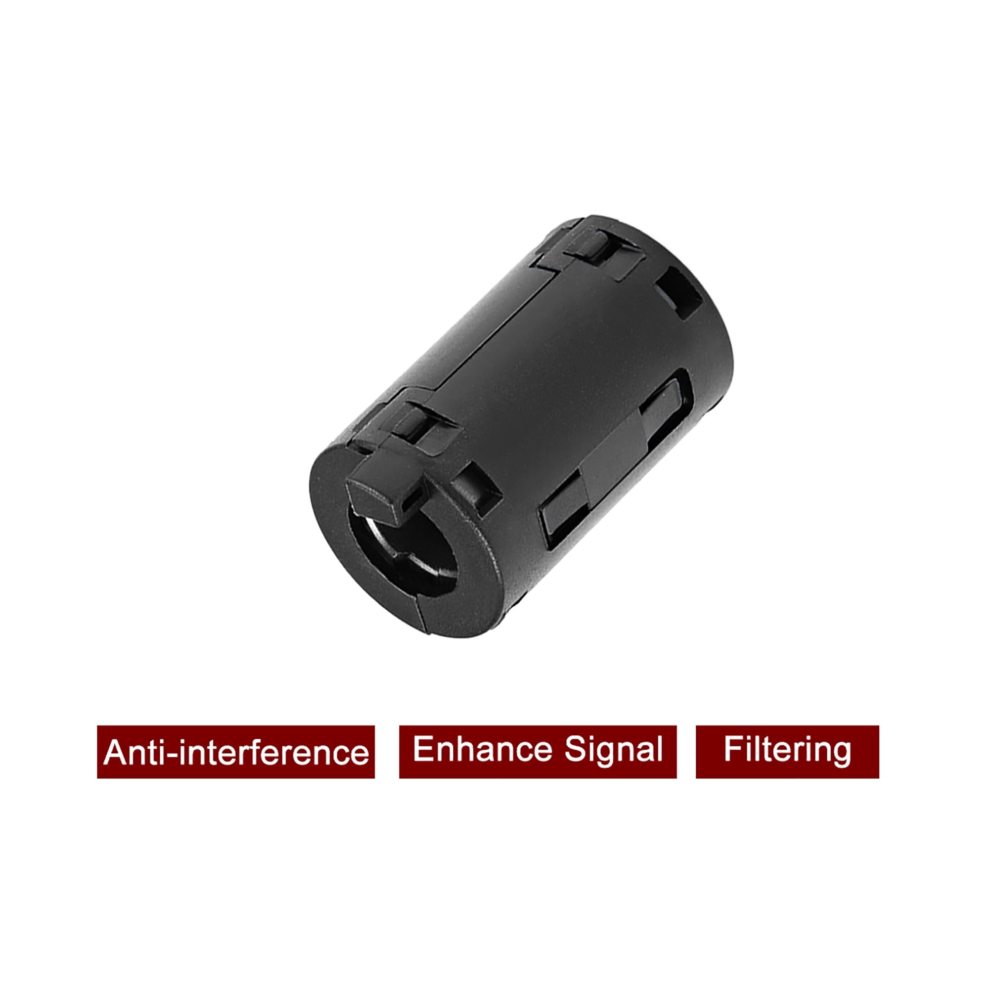 OEM TDK 9mm Clip-on RFI EMI Current Noiseless Audio AV Cable Filter Ferrite 4 
