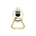 thumbnail image 1 of Bowl Rice Owl Combination English Beer Bottle Cap Opener Stainless Steel Key Chain, 1 of 3