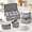 Cup + Plate Storage, variant on Saucer Case 12-Plate Stackable Storage Chest with Felt Dividers