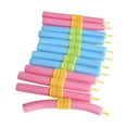 thumbnail image 3 of 12Pcs Femmes Éponge Cheveux Bigoudis Rouleau Sans Chaleur Outil de Coiffure de Salon de Bricolage, 3 of 5