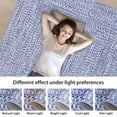 thumbnail image 5 of Runner Rug 2x8 Feet Print Braided Washable Hallway Runner, Non-Slip Stain Resistant Area Rug Farmhouse Solid Printed Weaving Kitchen Mat Entryway Carpet for Bedside, Blue, 5 of 7