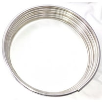 The Stop Shop 16 Ft of 3/8" Stainless Steel Fuel Line Tubing Coil, Grade 304, Made in USA