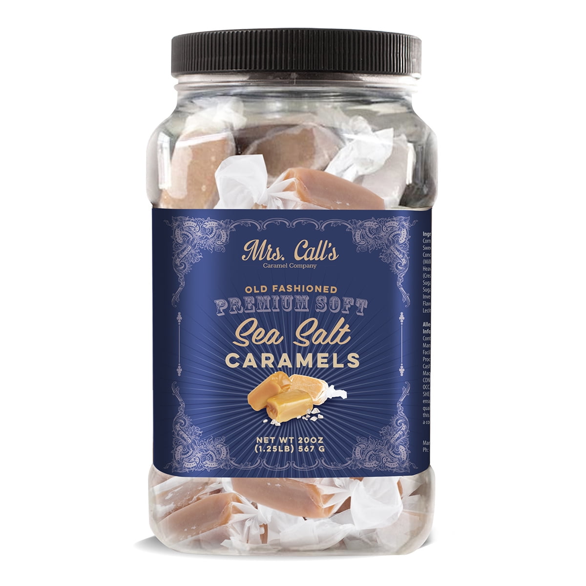 Mrs. Call's Candy All Natural Handcrafted Gourmet Sea Salt Caramel