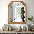 thumbnail image 4 of WallBeyond Wood Frame Wall Mirror Decor for Bathroom, Entryway, Living Room or Bedroom, 16" × 20", Natural Wood, 4 of 7
