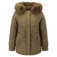 thumbnail image 3 of MASRIN Running Jacket  Womens Basic Hoodie Jackets Solid Color Zip Up Hooded Coats with Pockets Plus Size Loose Outwear Sweatshirts Sweater Stone, 3 of 5