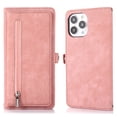 thumbnail image 1 of Allytech for iPhone 14 Pro Max Magnetic Clasp Case, PU Leather Flip Wallet Case with Card Slot & Kickstand & Wrist Strap Shockproof Protective Case for 14 Pro Max 6.7" 2022 Women Men, Rosegold, 1 of 11