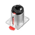 thumbnail image 3 of Conector de jack de audio TRS estéreo hembra de 6.35mm 1/4 pulgadas Uxcell para montaje en panel/chasis, 3 of 5