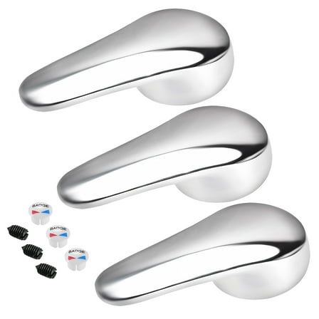 Uxcell 40mm Cartridge Faucet Single Lever Handle Replacement 3 Pack