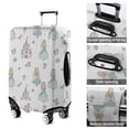 thumbnail image 5 of Princess Castle Flower Pattern Luggage Cover Fashion Suitcase Cover Baggage Covers Fit 25-28 Inch Luggage (Go Travel), 5 of 5