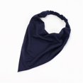 thumbnail image 2 of MSJUHEG Hair Scarf Headband for Women Square Handkerchief with Ties Hair Scarf Lightweight Hair Scarf Soft Hair Scarf Boho Head Wrap Retro Headband Cute Bandanas Vacation Dating Look Z3 Navy M, 2 of 4