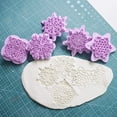 thumbnail image 4 of 5Pcs Mandala Lace Pattern Embossing Die, Plastic Stamp Polymer Clay Sculpture Texture Stamp Clay Tool,Clay Sculpture Mould, 4 of 7
