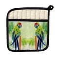 thumbnail image 1 of Betsy Drake PT020 Green Parrot Pot Holder, 1 of 1
