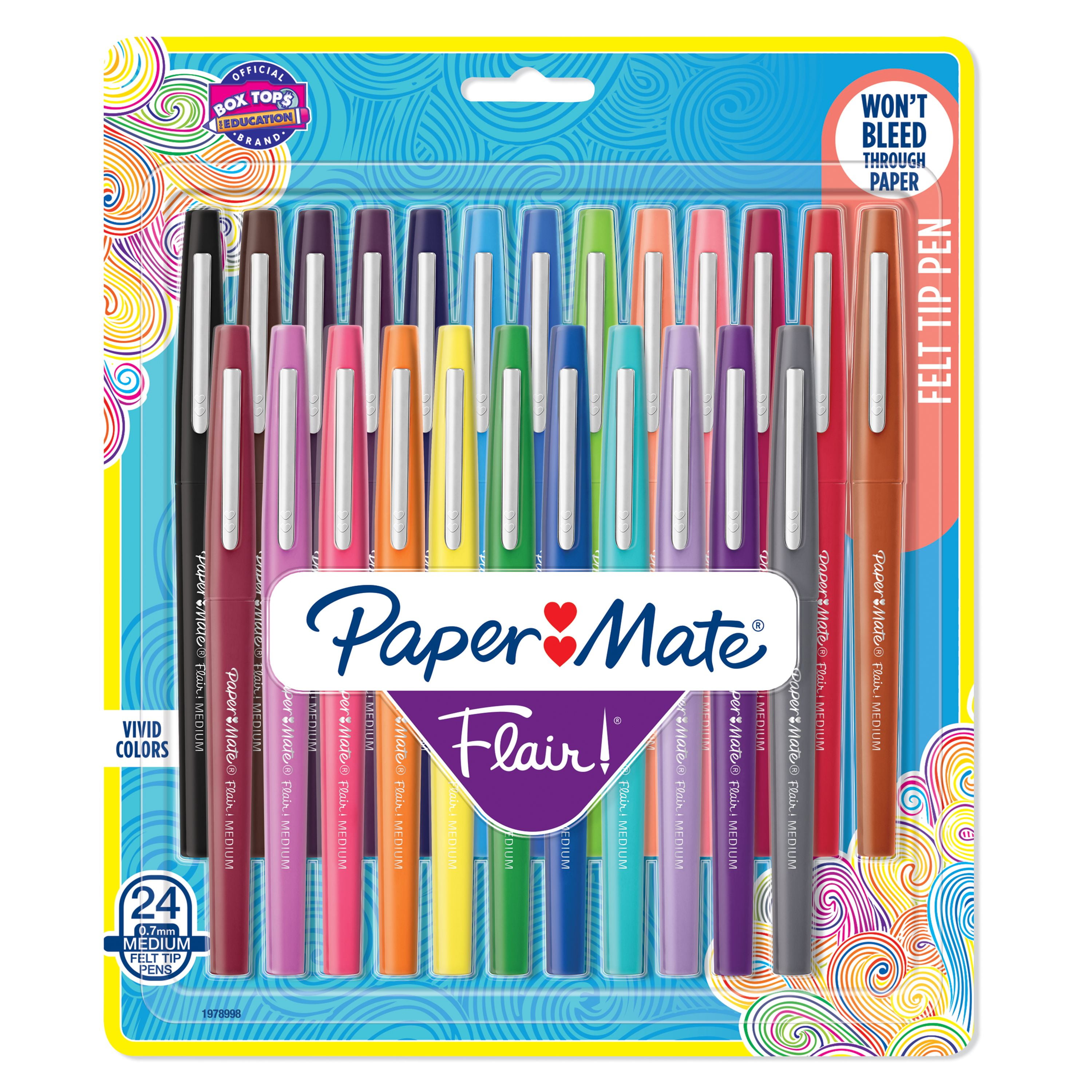 colored felt tip pens