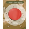 thumbnail image 6 of MoveCatcher Children’s Sensory Swivel Chair - Round, Red - Sensory Play & Body Coordination, 6 of 7