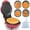 Multi Mini Maker (Red), variant on Electric Waffle Maker Multi Mini Maker (Graphite) Compact Removable Plates