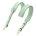 thumbnail image 1 of Correa de bolso de cuero PU, correas de reemplazo ajustables de 41.7"-45.3" de 1.5" de ancho para bolsos, bolsa de hombro (Verde claro, cierre dorado), 1 of 6
