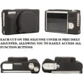 thumbnail image 2 of Étui pour Canon PowerShot SX740 HS, Housse de Protection pour Appareil Photo Canon SX740 HS, Sac en Silicone Souple avec Objectif Détachable, Léger et Agréable pour la Peau, Blanc, 2 of 6