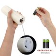 thumbnail image 3 of Velas sin llama que funcionan con pilas, velas parpadeantes, LED impermeables para exteriores con mando a distancia y temporizador, marfil, juego de 9, 3 of 5