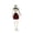 A005- Color E, variant on Halloween Skeleton Decorations 19 Inch Posable Skeleton with Top Hat and Vest Spooky Halloween Decor for Indoor Outdoor Haunted House Halloween Party 1 Piece