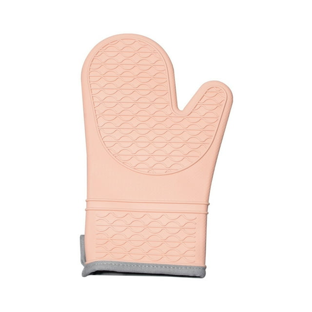 Silicone Oven Gloves,Wave Avoid Slip Pattern Oven Gloves Wear Resistants Avoid Scalding Gloves Microwave Protective Gloves Kitchen Silicones Oven Baking