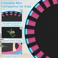 thumbnail image 2 of Jump Into Fun 36'' Mini Trampoline for Kids, 3FT Toddler Trampoline with Handle, Foldable Kids Trampoline Indoor/Outdoor for Toddlers Ages 3-6, Small Fitness Rebounder Trampoline, Easy Storage, 2 of 7