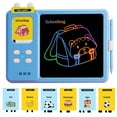 thumbnail image 2 of Words Card Reader with LCD Writing Board Rechargeable Words Learning Machine Portable Flash Card Machine Preschool Early Educational Toy with 112Pcs Double-side Word Cards for Kids Aged 3, 2 of 6
