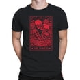 thumbnail image 2 of Tarot Lovers Skeleton Art Men's T-shirt, 2 of 3