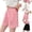 Pink, variant on ATOGUTA Girls Playground Denim Shorts Cute Summer Trendy Fashion Jean Shorts High Waist Straight Leg Clothes Jorts Size 4T-15, Black