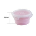 thumbnail image 5 of Recipientes de almacenamiento de alimentos perfecl Fiambrera de silicona Bento 350ML rosa, 5 of 5